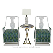CANOSA décoration de coquille d&#39;eau douce chinoise salon canapé meuble en bois